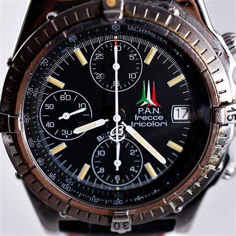 breitling chronomat pan frecce tricolori|breitling chronomat dial flange.